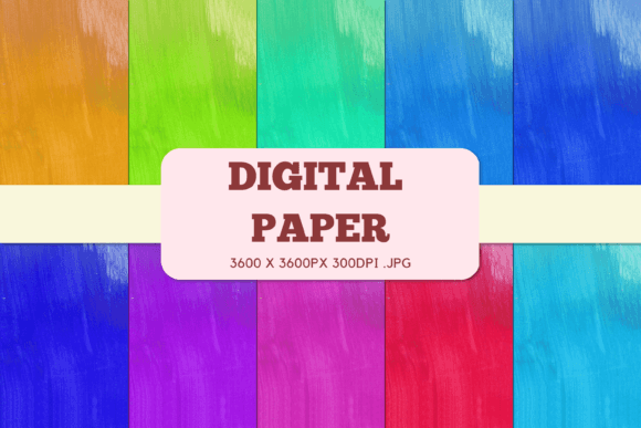 Abstract 4 Digital Paper Watercolor