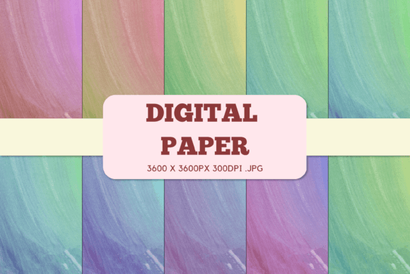 Beautiful 7 Digital Paper Watercolor
