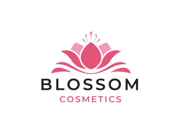 Blossom Cosmetics Logo Template