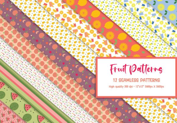 Evaluating the Digital Paper Pack Fruit Patterns for Creative Projects
