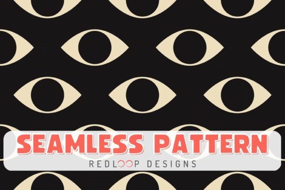 Geometric Eye Seamless Pattern: Design Utility & Applications