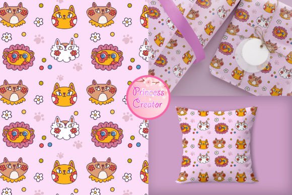Hand Drawn Cats Pattern: A Versatile Asset for Creative Projects