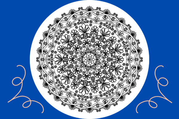 Mandala Coloring Page 38: Strategic Applications for Creative and Professional Projects