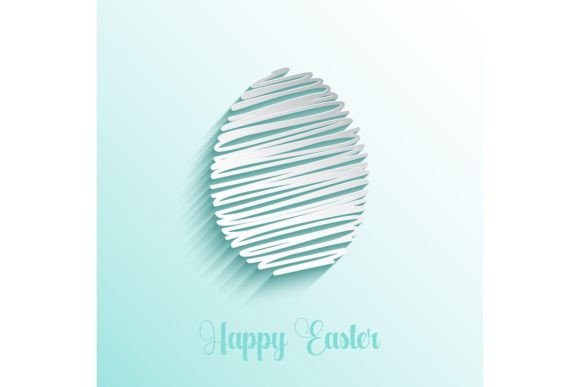 Scribble Style Easter Egg: A Festive Design Asset