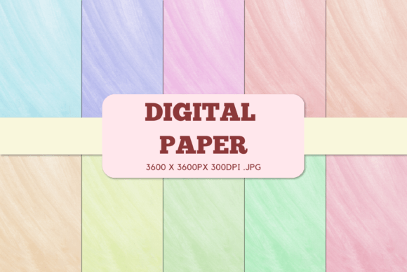 Soft 3 Digital Paper Watercolor
