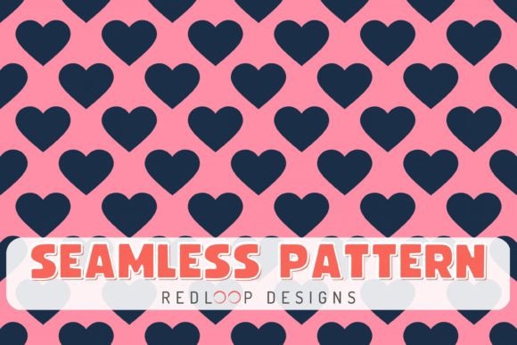 The Art of Repetition: Mastering Blue Hearts on Pink Seamless Pattern for Modern Design