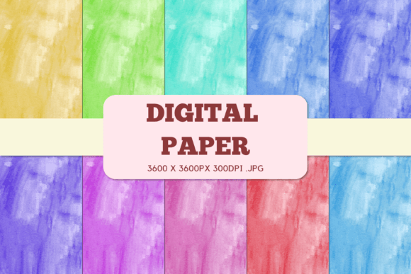 Transforming Creative Projects with Watercolor Digital Papers Bundle 14: A Comprehensive Guide to High-Resolution Textures